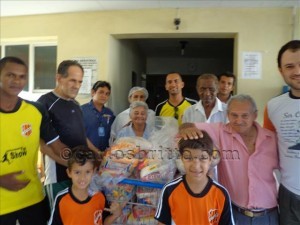 arrecadação alimentos espaço futshow